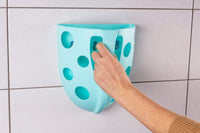 Cos de depozitare jucarii de baie, TechnoK, (7754) cu ventuze de fixare, verde