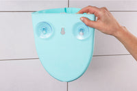 Cos de depozitare jucarii de baie, TechnoK, (7754) cu ventuze de fixare, verde