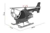 Elicopter de jucarie, Technok, 26 cm, rosu