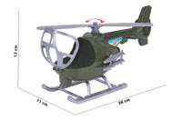 Elicopter de jucarie, Technok, 26 cm, verde militar