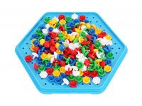 Joc educativ mozaic, TechnoK, 220 de pioneze colorate