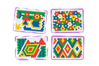 Joc educativ mozaic, TechnoK, 300 de pioneze de 13 mm, colorate