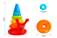 Jucarie educativa tip piramida, Technok, melc