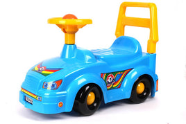 Masinuta de impins, TechnoK, antemergator ride on, albastru