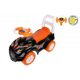 Masinuta de impins, Technok, antemergator ride on, cu efecte sonore si luminoase, negru