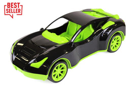 Masinuta sport TechnoK, negru cu verde