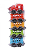 Mini trenulet TechnoK, locomotiva cu 4 vagoane, multicolor