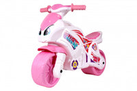 Motocicleta de curse My Little Fancy Bike, TechnoK, alb cu roz