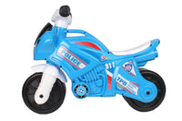 Motocicleta de politie Ride On, TechnoK, cu sunete si lumini, albastru