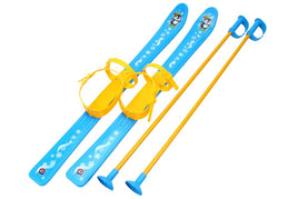 Schiuri din plastic pentru copii, Technok, 76 cm, albastru