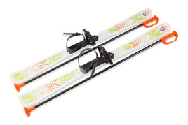 Schiuri din plastic pentru copii, Technok, 90 cm, alb