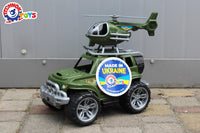 Set de 2 vehicule militare, TechnoK, masinuta de teren si elicopter