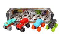 Set de 4 mini vehicule, TechnoK, masinute de teren