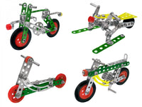 Set de construit metalic, TechnoK, 8 modele de vehicule, 198 de piese