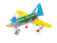 Set de construit metalic, TechnoK, 8 modele de vehicule spatiale, 225 de piese
