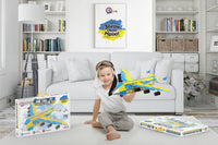 Set de construit metalic, TechnoK, aeronava avion Mriya, 1110 piese