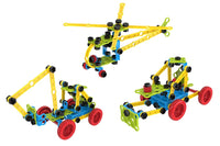 Set de construit vehicule, TechnoK, 6 modele, 139 de piese