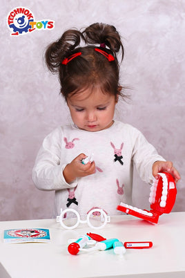 Set doctor de stomatologie, TechnoK, la dentist, 9 accesorii