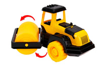 Utilaj compactor de jucarie, TechnoK,38 cm, galben