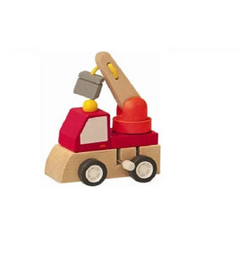 Utilaj de constructie macara din lemn, Woodyland, cu actionare mecanica
